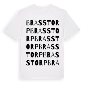 Brasstorp ordlek t-shirt – ekologisk bomull t-shirt från Pinshirt