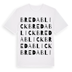 Bredablick ordlek t-shirt – ekologisk bomull t-shirt från Pinshirt