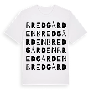 Bredgården ordlek t-shirt – ekologisk bomull t-shirt från Pinshirt