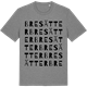 Mid Heather Gray t-shirt med Bresätter ordlek t-shirt