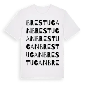 Brestugan ordlek t-shirt – ekologisk bomull t-shirt från Pinshirt