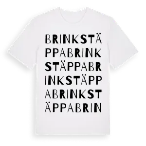 Brinks Täppa ordlek t-shirt – ekologisk bomull t-shirt från Pinshirt