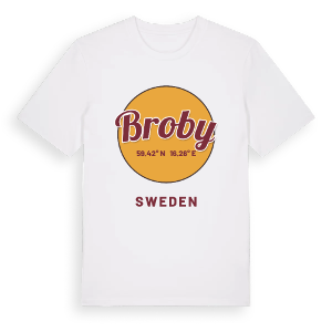 Broby cirkel t-shirt – ekologisk bomull t-shirt från Pinshirt