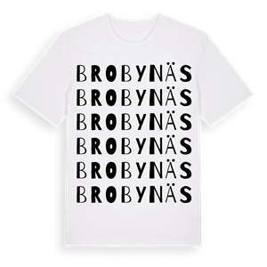 Brobynäs ordlek t-shirt – ekologisk bomull t-shirt från Pinshirt