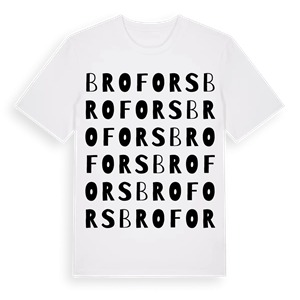 Brofors ordlek t-shirt – ekologisk bomull t-shirt från Pinshirt