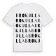Brokulla ordlek t-shirt
