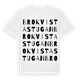 Brokvistastugan ordlek t-shirt