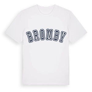 Bromby college t-shirt – ekologisk bomull t-shirt från Pinshirt