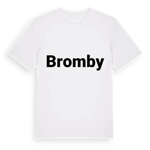 Bromby fetstil t-shirt – ekologisk bomull t-shirt från Pinshirt