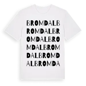 Bromdal ordlek t-shirt – ekologisk bomull t-shirt från Pinshirt