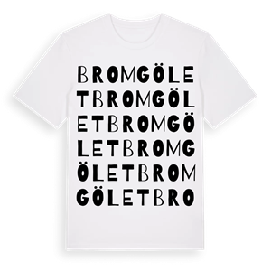 Bromgölet ordlek t-shirt – ekologisk bomull t-shirt från Pinshirt