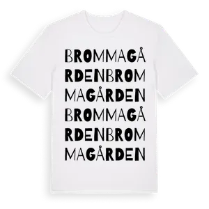 Brommagården ordlek t-shirt – ekologisk bomull t-shirt från Pinshirt