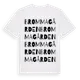 White t-shirt med Brommagården ordlek t-shirt