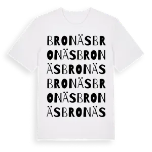 Bronäs ordlek t-shirt – ekologisk bomull t-shirt från Pinshirt