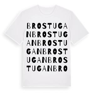 Brostugan ordlek t-shirt – ekologisk bomull t-shirt från Pinshirt