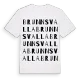Brunnsvalla ordlek t-shirt