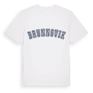 Brunnsvik college t-shirt – ekologisk bomull t-shirt från Pinshirt