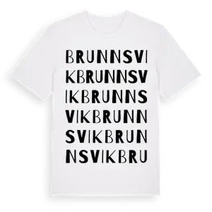 Brunnsvik ordlek t-shirt – ekologisk bomull t-shirt från Pinshirt
