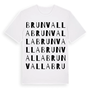 Brunvalla ordlek t-shirt – ekologisk bomull t-shirt från Pinshirt