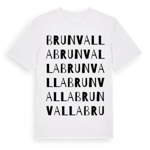 Brunvalla ordlek t-shirt – ekologisk bomull t-shirt från Pinshirt