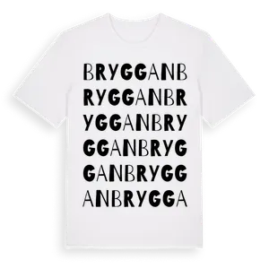 Bryggan ordlek t-shirt – ekologisk bomull t-shirt från Pinshirt