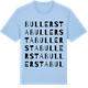 Blue Soul t-shirt med Bullersta ordlek t-shirt