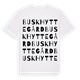 Buskhyttegård ordlek t-shirt