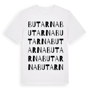 Butarna ordlek t-shirt – ekologisk bomull t-shirt från Pinshirt