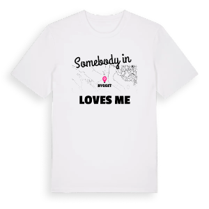 Någon i Bygget älskar mig t-shirt – ekologisk bomull t-shirt från Pinshirt