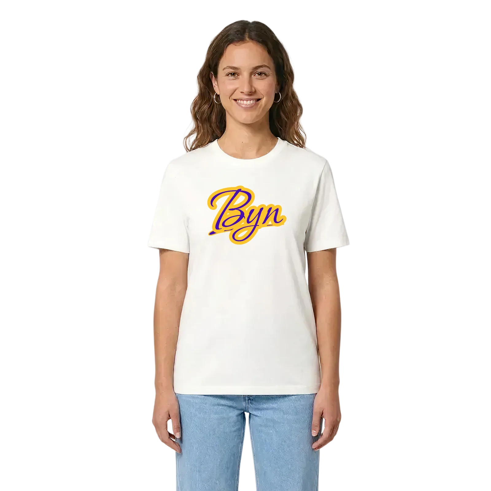 Byn baseball t-shirt – White, i miljö
