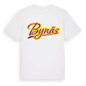 Bynäs baseball t-shirt – ekologisk bomull t-shirt från Pinshirt