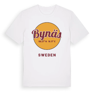 Bynäs cirkel t-shirt – ekologisk bomull t-shirt från Pinshirt