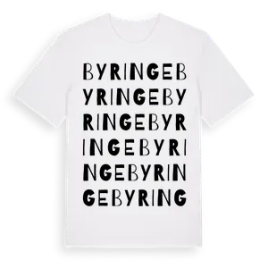 Byringe ordlek t-shirt – ekologisk bomull t-shirt från Pinshirt