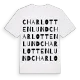 Charlottenlund ordlek t-shirt