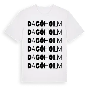 Dagöholm ordlek t-shirt – ekologisk bomull t-shirt från Pinshirt
