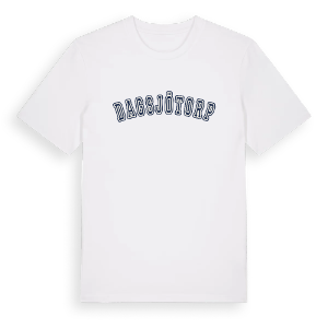 Dagsjötorp college t-shirt – ekologisk bomull t-shirt från Pinshirt