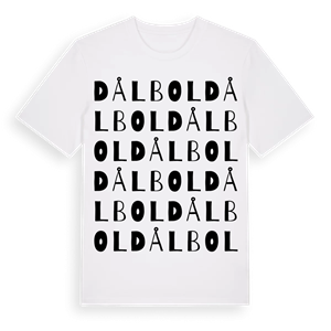 Dålbol ordlek t-shirt – ekologisk bomull t-shirt från Pinshirt