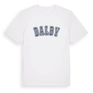 Dalby college t-shirt – ekologisk bomull t-shirt från Pinshirt