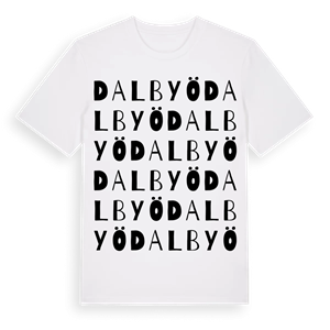 Dalbyö ordlek t-shirt – ekologisk bomull t-shirt från Pinshirt