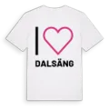 Jag älskar Dalsäng t-shirt stort tryck