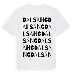 Dalsäng ordlek t-shirt – ekologisk bomull t-shirt från Pinshirt