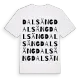 Dalsäng ordlek t-shirt