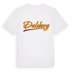 Dalsborg baseball t-shirt – ekologisk bomull t-shirt från Pinshirt