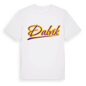 Dalvik baseball t-shirt – ekologisk bomull t-shirt från Pinshirt
