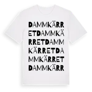 Dammkärret ordlek t-shirt – ekologisk bomull t-shirt från Pinshirt