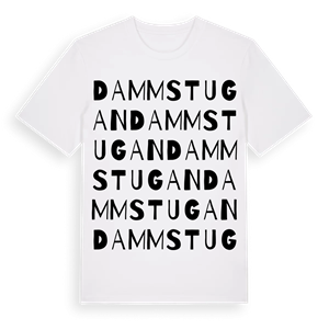 Dammstugan ordlek t-shirt – ekologisk bomull t-shirt från Pinshirt