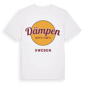 Dämpen cirkel t-shirt – ekologisk bomull t-shirt från Pinshirt