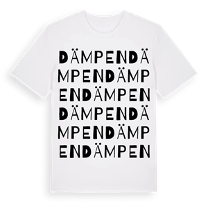 Dämpen ordlek t-shirt – ekologisk bomull t-shirt från Pinshirt