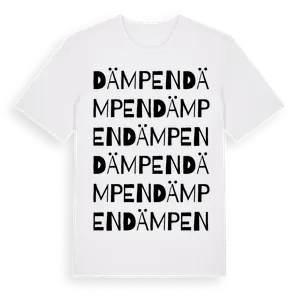 Dämpen ordlek t-shirt – ekologisk bomull t-shirt från Pinshirt