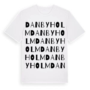 Danbyholm ordlek t-shirt – ekologisk bomull t-shirt från Pinshirt